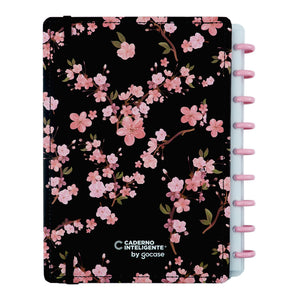 Caderno Inteligente Classical Rose Black Médio Contracapa