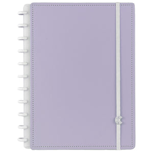 Caderno Inteligente Lilás Pastel Grande Capa