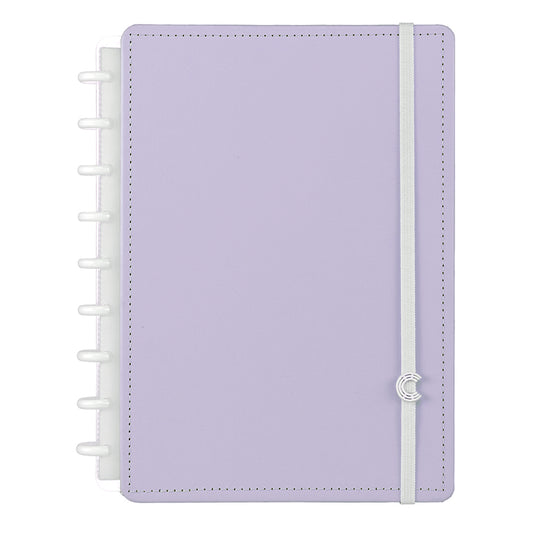 Caderno Inteligente Lilás Pastel Médio Capa
