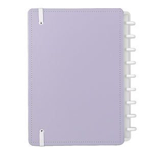 Caderno Inteligente Lilás Pastel Médio Contracapa