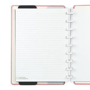 Caderno Inteligente Rosa Pastel Médio Interior