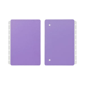 Capa e contracapa para Caderno Inteligente All Purple A5