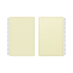 Capa e contracapa para Caderno Inteligente Amarelo Pastel A5