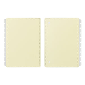 Capa e contracapa para Caderno Inteligente Amarelo Pastel Médio (Planner)
