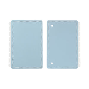 Capa e contracapa para Caderno Inteligente Azul Pastel A5