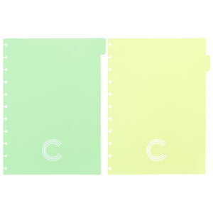 Separadores Pastel para Caderno Inteligente Grande Interior