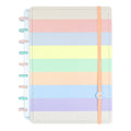 Caderno Inteligente Arco-Íris Pastel Médio Capa