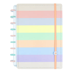 Caderno Inteligente Arco-Íris Pastel Médio Capa