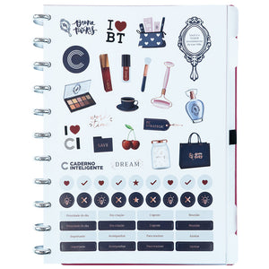 Caderno Inteligente BT CHERRY by Bruna Tavares Grande Interior