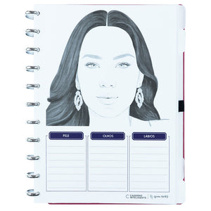 Caderno Inteligente BT CHERRY by Bruna Tavares Grande Interior