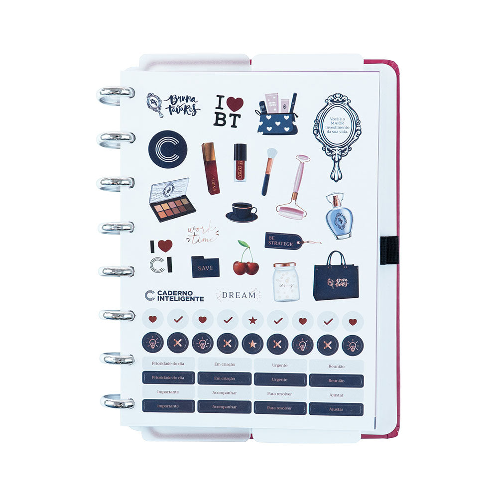Caderno Inteligente BT CHERRY by Bruna Tavares A5 Interior