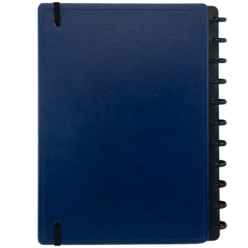 Caderno Inteligente Dark blue Grande Contracapa