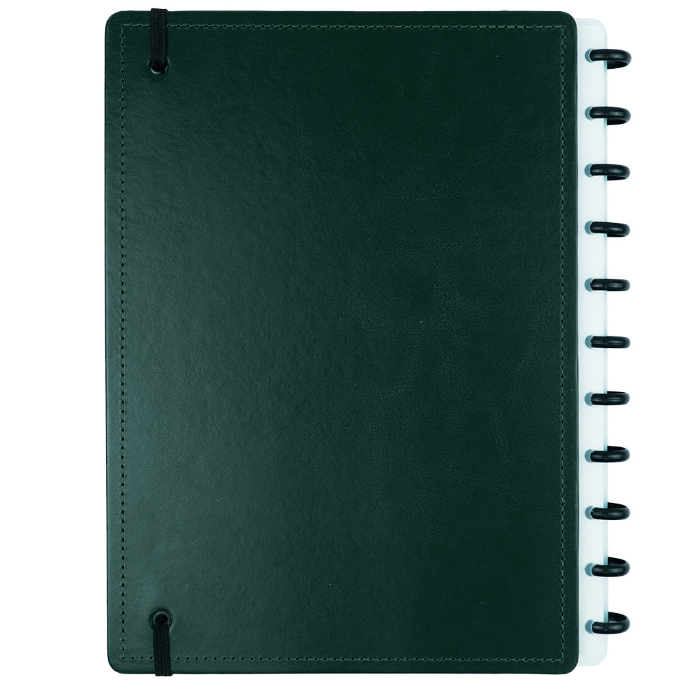 Caderno Inteligente Dark Green Grande Contracapa