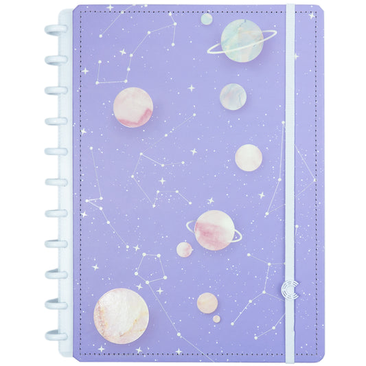 Caderno Inteligente Purple Galaxy ed. especial Gocase Grande Capa