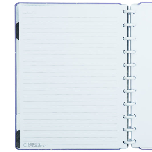 Caderno Inteligente Purple Galaxy ed. especial Gocase Grande Interior