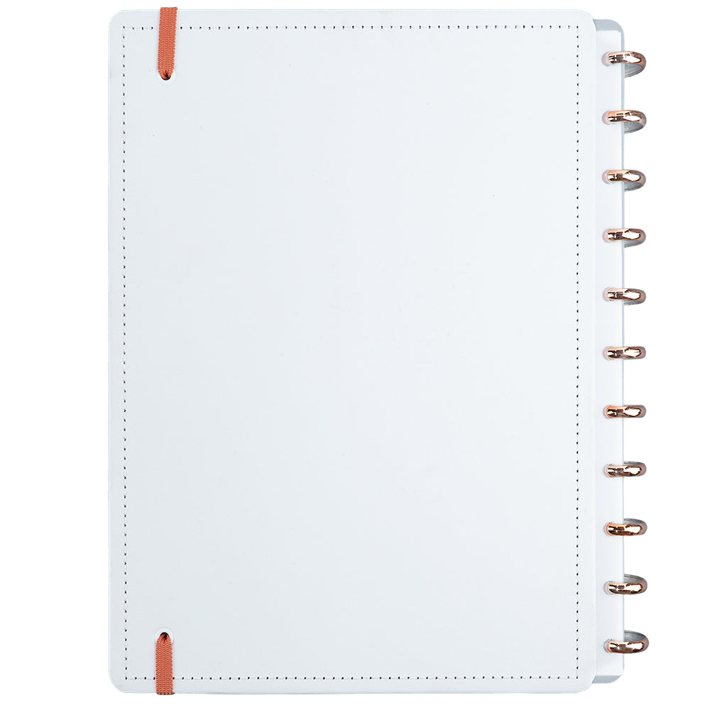 Caderno Inteligente All White Grande Contracapa