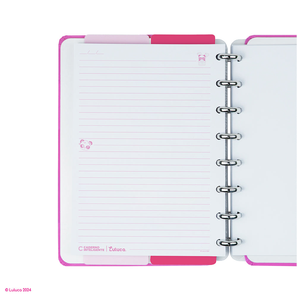 Caderno Inteligente Pandalu Glow by Luluca A5 Interior