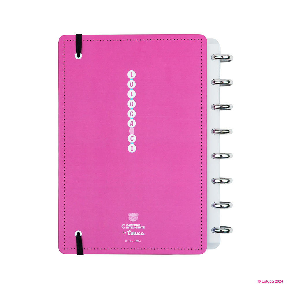 Caderno Inteligente Pandalu Glow by Luluca A5 Contracapa