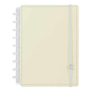 Caderno Inteligente Amarelo Pastel Médio Capa