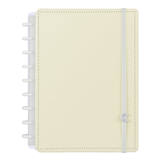 Caderno Inteligente Amarelo Pastel Médio Capa
