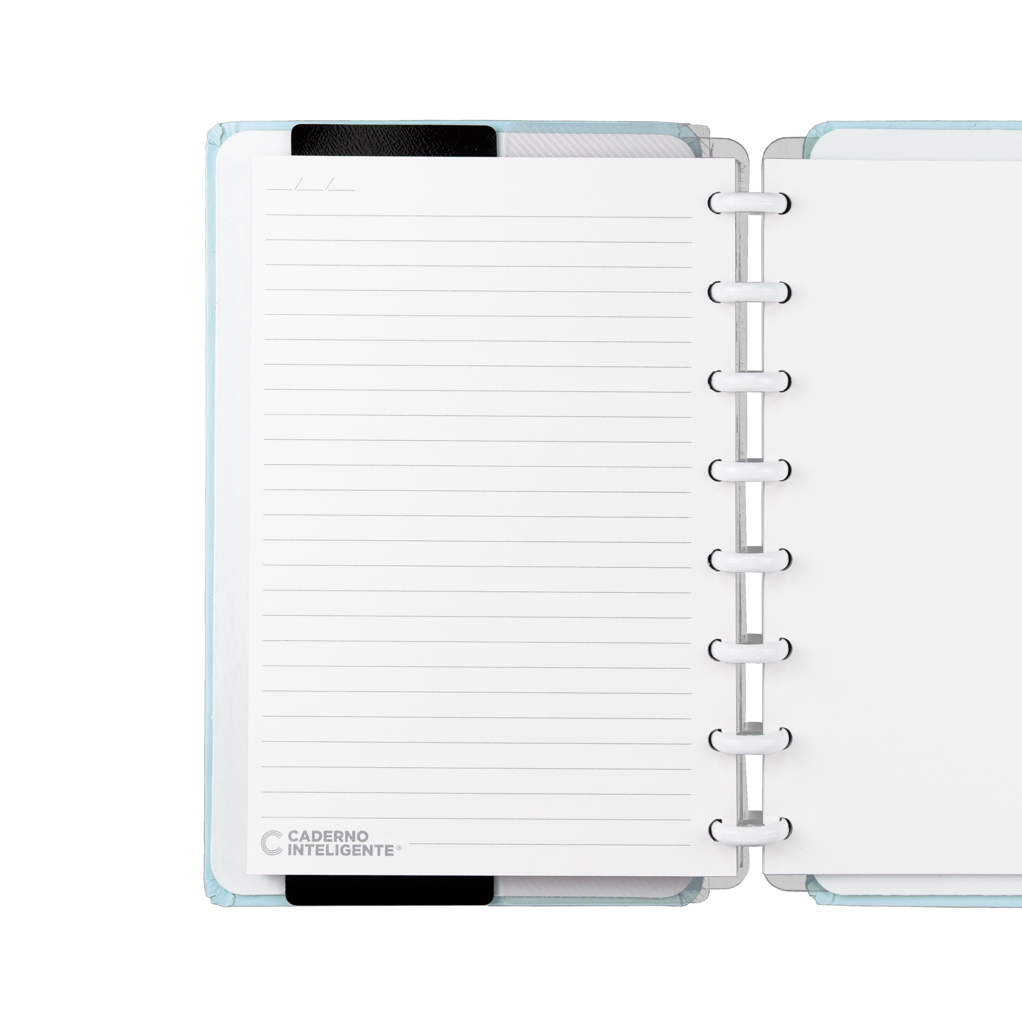 Caderno Inteligente Azul Pastel A5 Interior