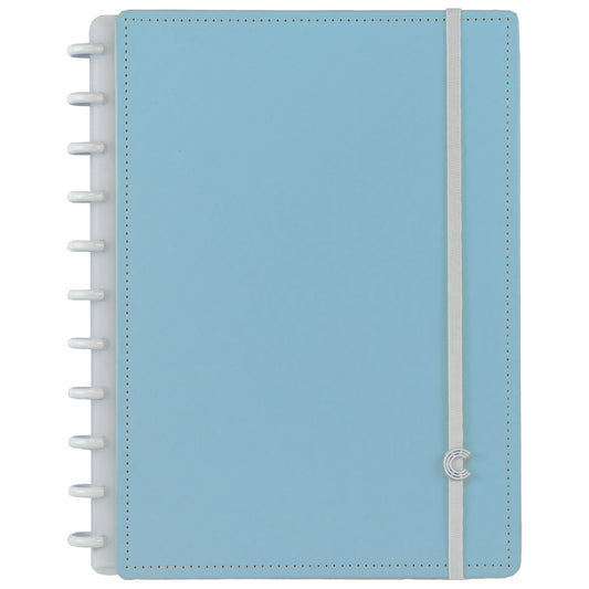 Caderno Inteligente Azul Pastel Grande Capa
