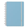 Caderno Inteligente Azul Pastel Médio Capa