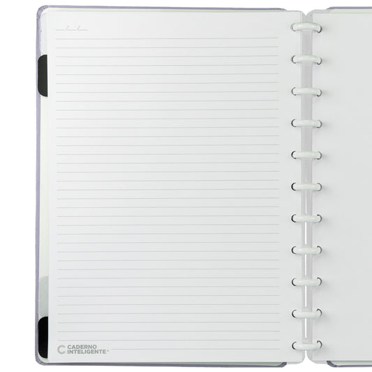 Caderno Inteligente Lilás Pastel Grande Interior