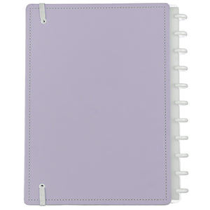 Caderno Inteligente Lilás Pastel Grande Contracapa