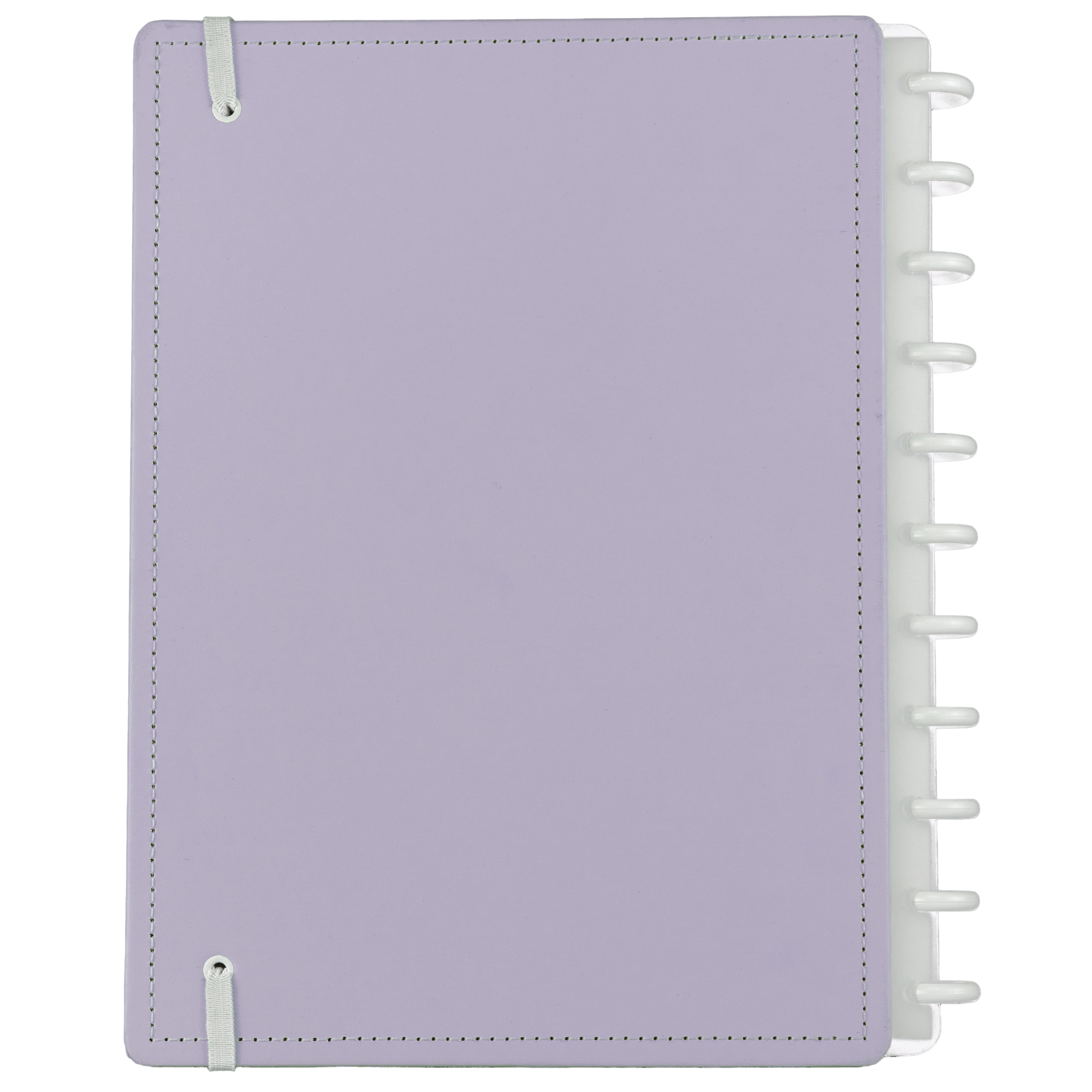 Caderno Inteligente Lilás Pastel Grande Contracapa