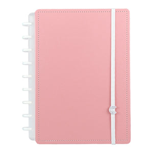 Caderno Inteligente Rosa Pastel Médio Capa