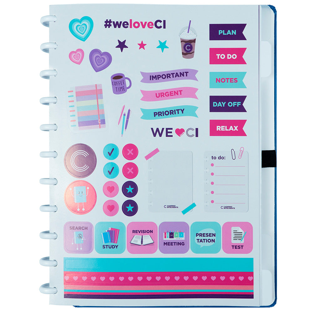 Caderno Inteligente Premier Blue Grande Interior