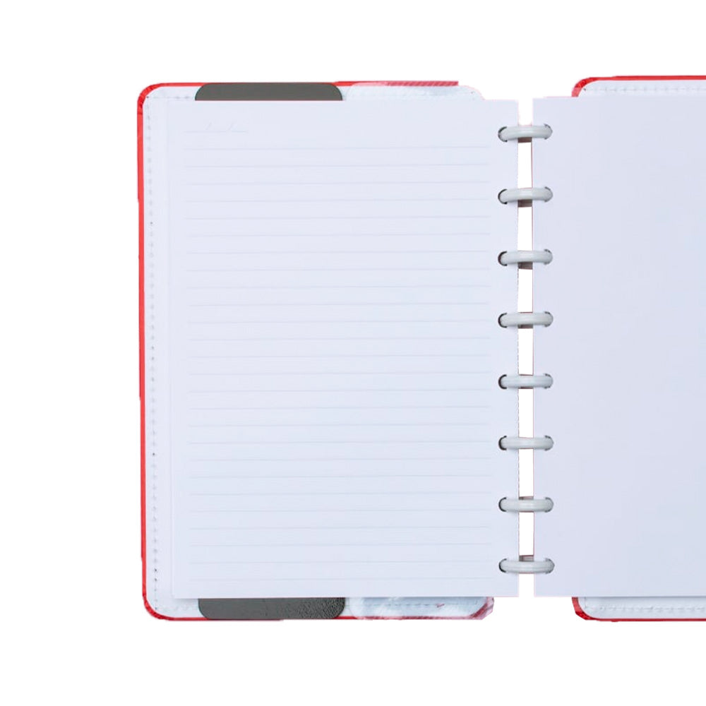 Caderno Inteligente Vermelho Cereja A5 Interior