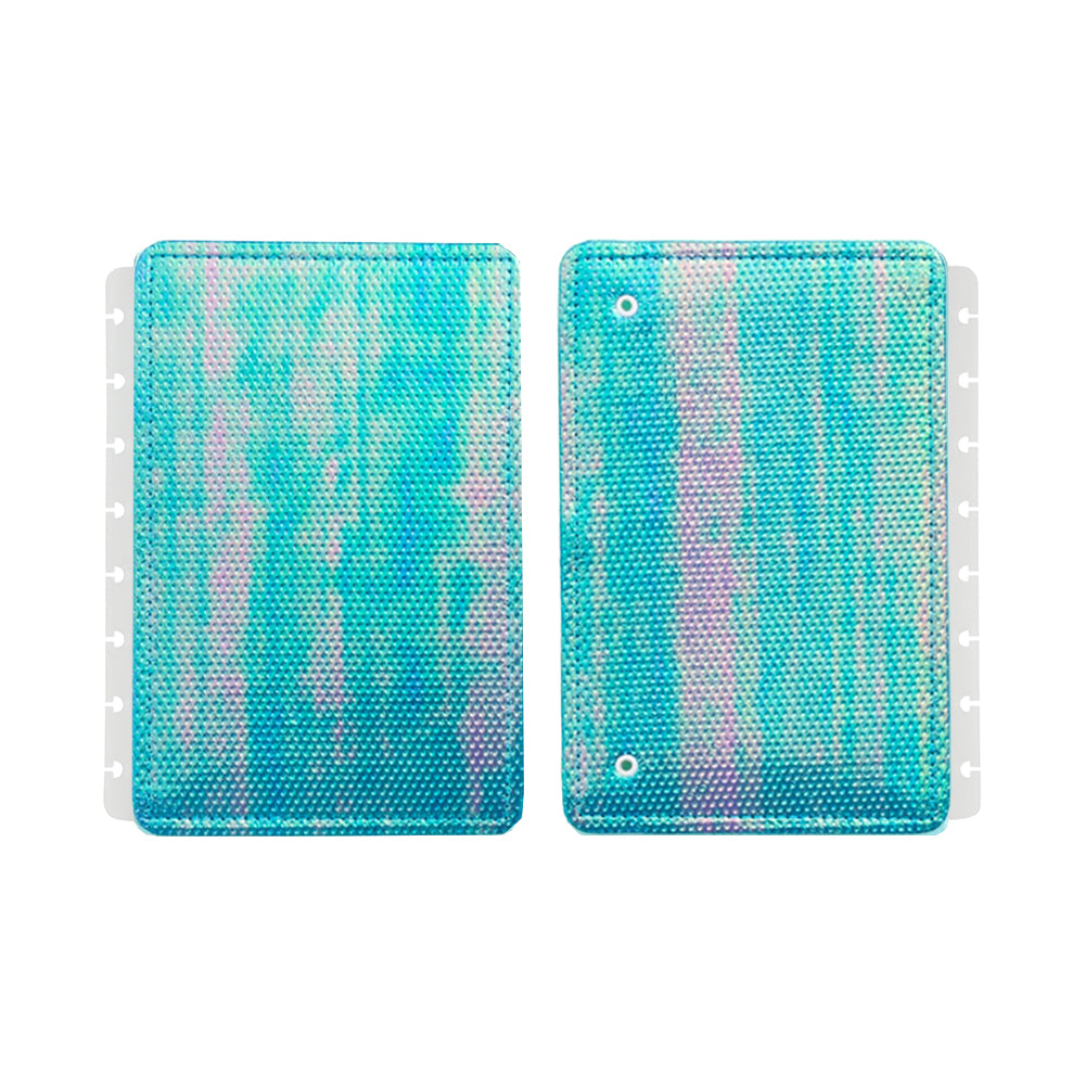 Capa e contracapa para Caderno Inteligente Sereiando Azul A5