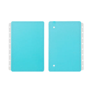 Capa e contracapa para Caderno Inteligente Azul Celeste A5