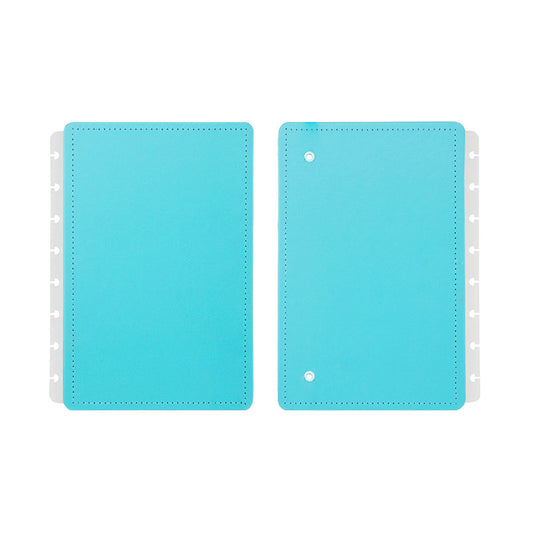 Capa e contracapa para Caderno Inteligente Azul Celeste A5