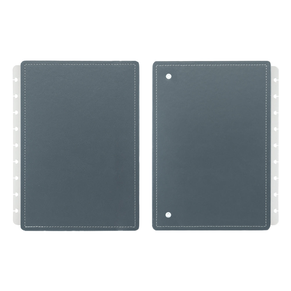 Capa e contracapa para Caderno Inteligente Cool Grey Médio (Planner)