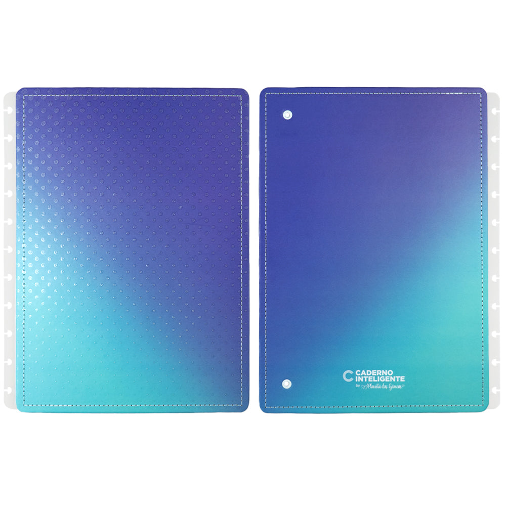 Capa e contracapa para Caderno Inteligente Mystic Glow Grande