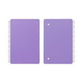 Capa e contracapa para Caderno Inteligente All Purple A5