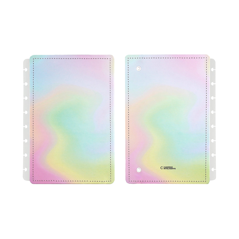 Capa e contracapa para Caderno Inteligente Candy Splash A5
