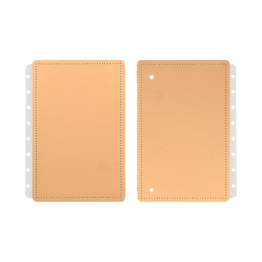 Capa e contracapa para Caderno Inteligente Laranja Pastel A5