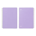 Capa e contracapa para Caderno Inteligente Lilás Pastel Médio (Planner)
