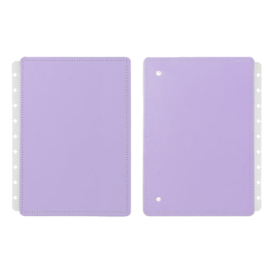 Capa e contracapa para Caderno Inteligente Lilás Pastel Médio (Planner)