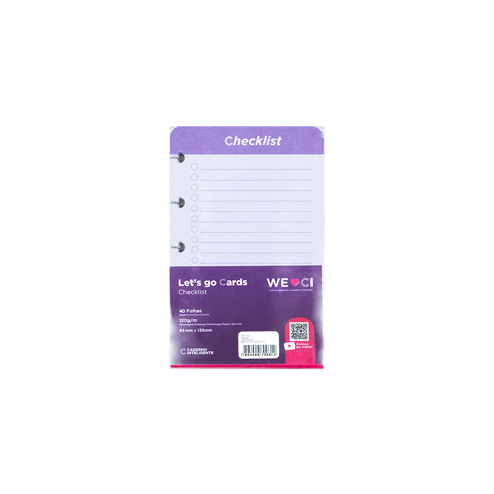 Let's Go Cards 120g Checktlist Interior