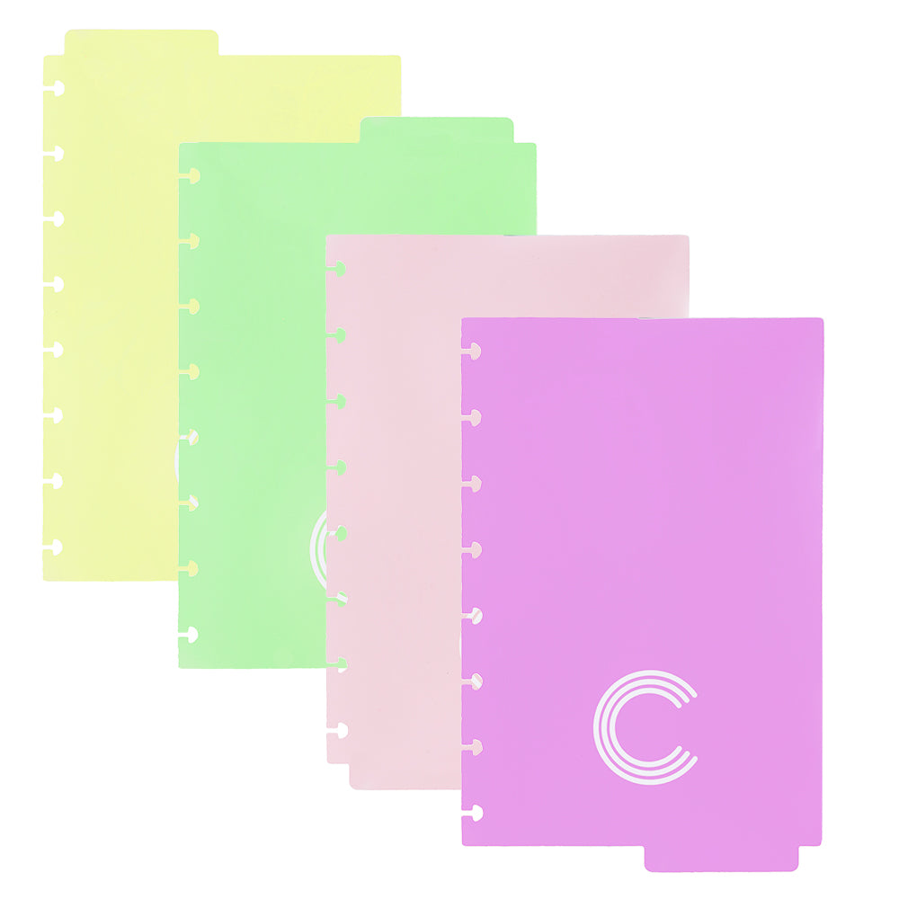 Separadores Pastel para Caderno Inteligente A5 Interior