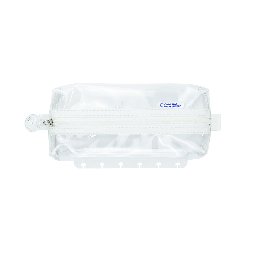 Estojo inteligente crystal 2.0 Branco Verso