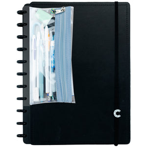 Estojo para Caderno Inteligente Crystal Baby Blue Verso