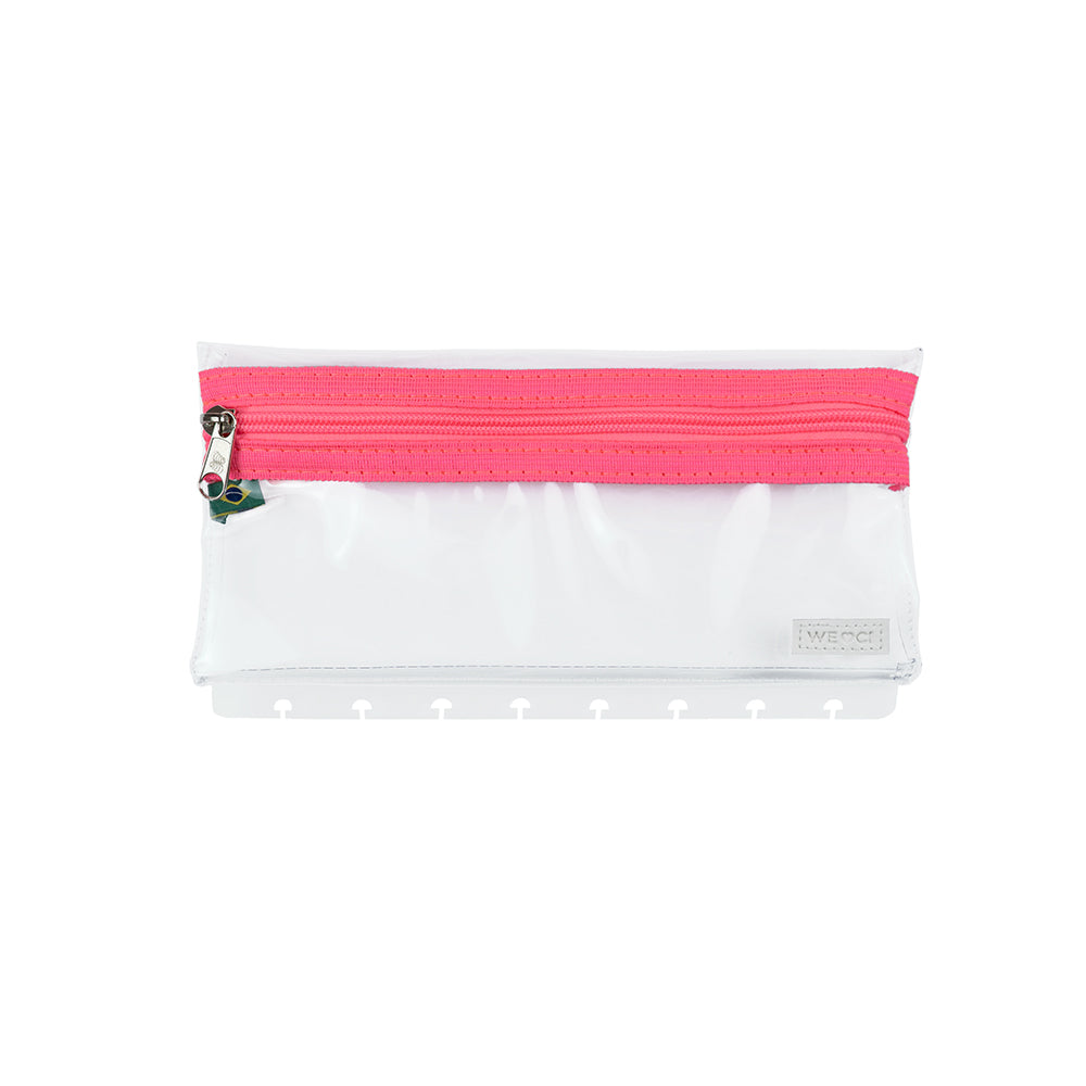 Estojo para Caderno Inteligente Crystal Néon Pink Interior
