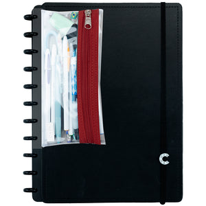 Estojo para Caderno Inteligente Crystal Red Verso