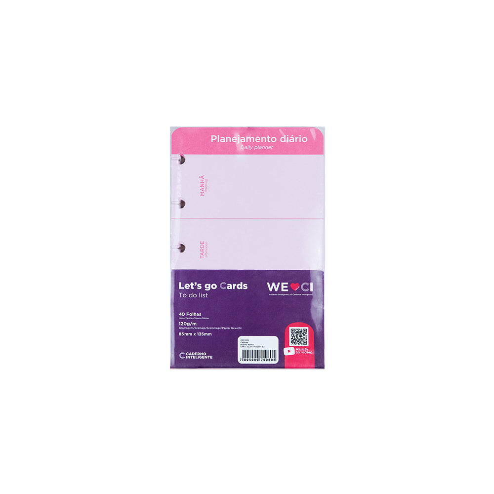 Let's Go Cards 120g To Do List Embalagem Frente